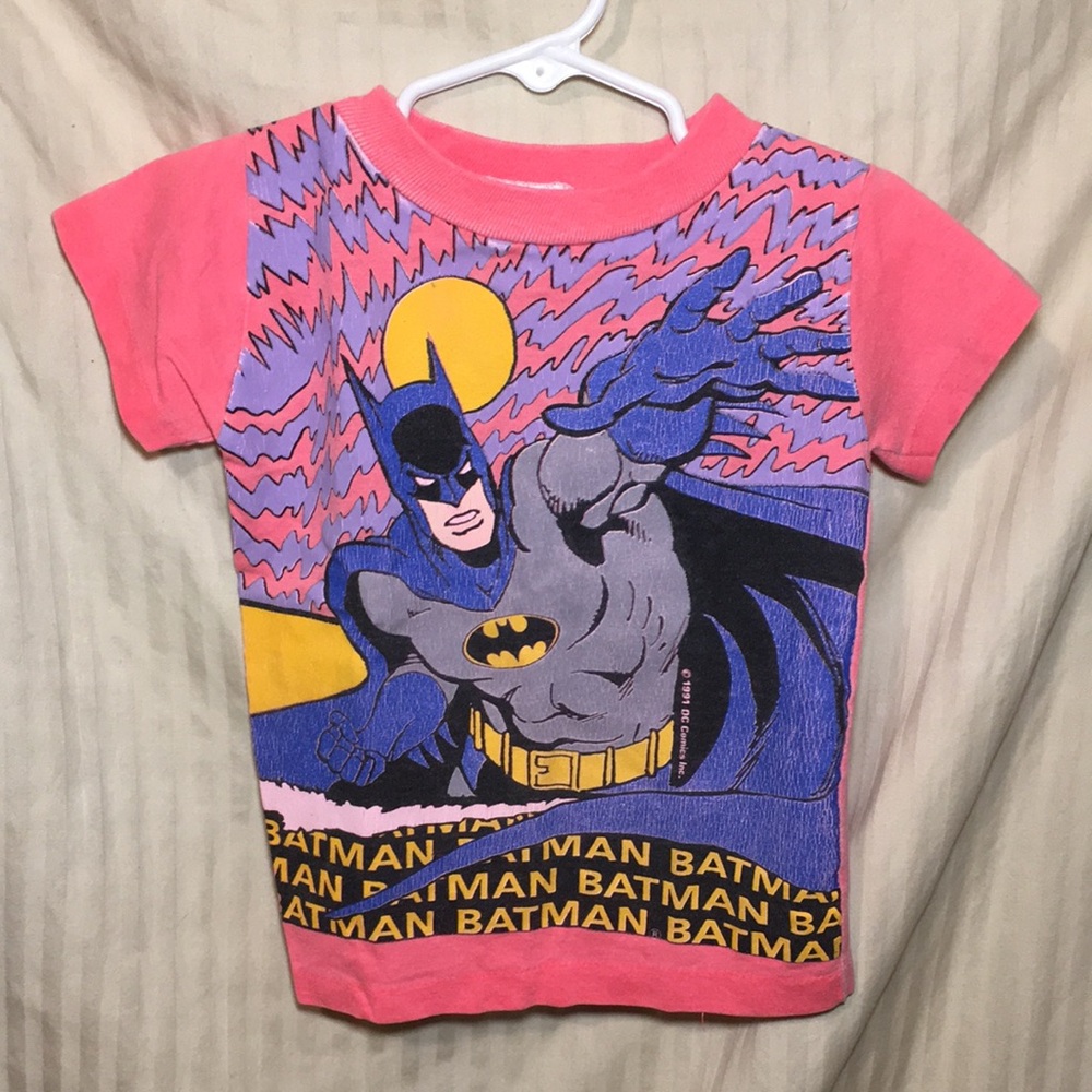 Vintage 1991 Girls Batman Shirt - Size 4 - Extremely Rare